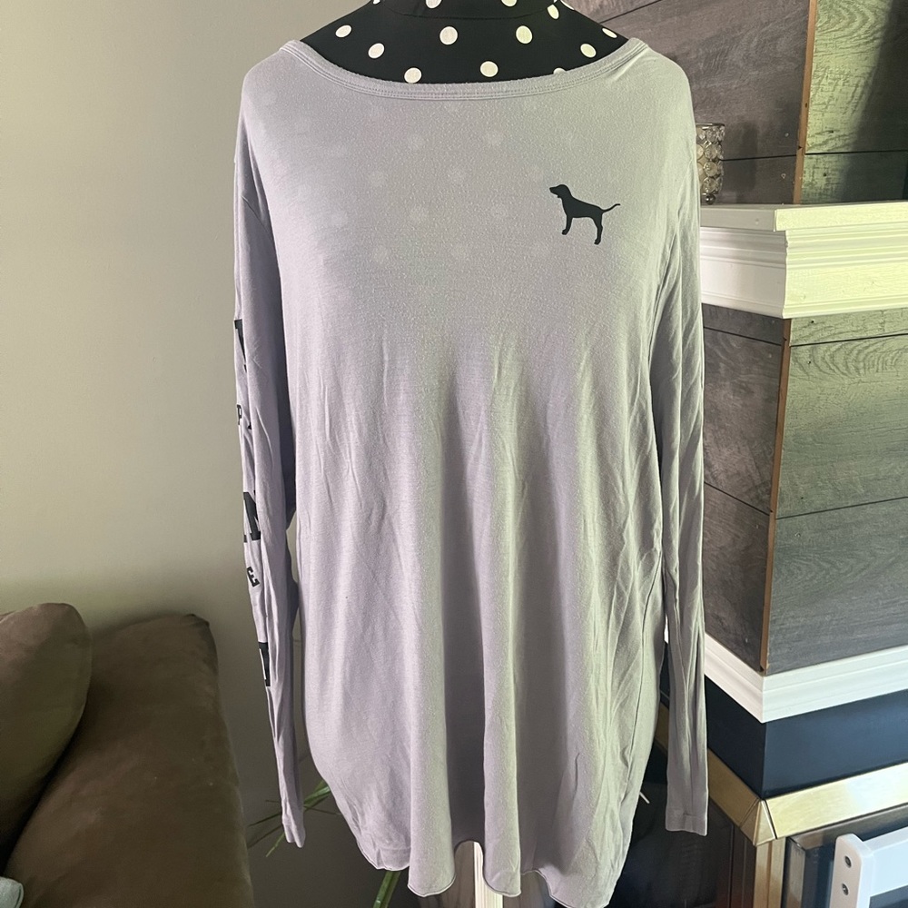 Open back silky long sleeve
